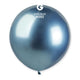 Globos de látex azul brillante de 19″ (25 unidades)