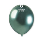 Shiny Green 5″ Latex Balloons by Gemar from Instaballoons