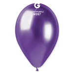 Shiny Purple 13″ Latex Balloons by Gemar from Instaballoons