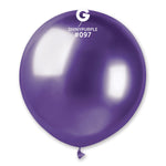 Shiny Purple 19″ Latex Balloons by Gemar from Instaballoons