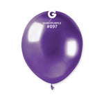 Shiny Purple 5″ Latex Balloons by Gemar from Instaballoons