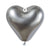 Shiny Silver 12″ Latex Balloons by Gemar from Instaballoons