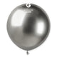 Shiny Silver 19″ Latex Balloons (25 count)