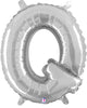 Silver Letter Q 14″ Balloon