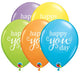 Simply Happy You Day Bright Pastel Assortment 11″ Balloons (50 count)