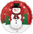 Smiley Snowman 18″ Foil Balloon by Anagram from Instaballoons