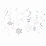 Snowflake Foil Swirl Decoration Kit 18 by Amscan from Instaballoons
