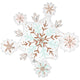 Snowflake Winter Wonderland 32″ Balloon