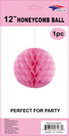 So Nice Light Pink Honeycomb Ball
