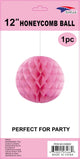 Light Pink Honeycomb Ball