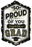 So Proud of You Grad 28″ Foil Balloon by Convergram from Instaballoons