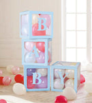 SoNice Balloon Accessories Blue Baby Shower 12″ Balloon Boxes (4 count)