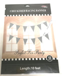 SoNice Checked Flag Banner 10′