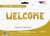 SoNice Gold WELCOME Balloon Banner Kit 16″
