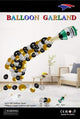Kit de guirnalda de globos de champán