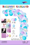 SoNice Latex Frozen Theme Organic Balloon Garland