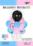 SoNice Latex Gender Reveal Balloon Bouquet