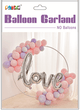 Kit de arco redondo Love Balloon Globo de látex