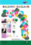 SoNice Latex Luau Theme Organic Balloon Garland Kit
