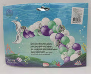 SoNice Latex Silver Mermaid Garland Balloon