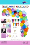 SoNice Multicolor Organic Balloon Garland Kit