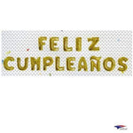 SoNice Mylar & Foil Feliz Cumpleaños 16″ Balloon Phrase – Gold