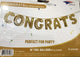 Gold CONGRATS 16" Balloon Banner Kit