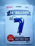 Royal Blue Number 7 34″ Balloon