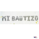 SoNice Mylar & Foil Silver Mi Bautizo 16″ Balloon Phrase Kit