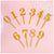 SoNice Party Supplies Cake Topper Gold #0