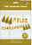 SoNice Party Supplies Gold Feliz Cumpleaños & Tassels 10′ Banner
