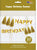 SoNice Party Supplies Happy Birthday Gold Tassel Banner Set