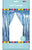 SoNice Party Supplies Light Blue 3’X8′ Metallic Fringe Curtain