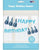SoNice Party Supplies Light Blue Happy Birthday Banner with Tassels
