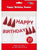 SoNice Party Supplies Red Happy Birthday Banner with Tassel