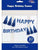 SoNice Party Supplies Royal Blue Happy Birthday Banner with Tassels