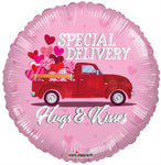 Special Delivery Hugs Kisses 18″ Foil Balloon by Convergram from Instaballoons