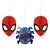 Spiderman Honeycomb Decorations  by Amscan from Instaballoons