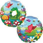 Spring Critters Frog Butterfly 18″ Foil Balloon by Anagram from Instaballoons