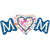 Sprinkled Hearts MOM 40″ Foil Balloon by Anagram from Instaballoons