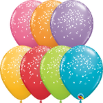 Sprinkles & Dot Festive Assortment 11″ Latex Balloons by Qualatex from Instaballoons