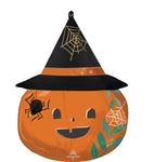 SS Nature Night Satin Pumpkin 21″ x 26″ Foil Balloon by Anagram from Instaballoons