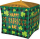 St. Patrick's Day Plaid Cubez 15″ Cubez Balloon