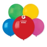 Standard Assortment 5″ Latex Balloons by Gemar from Instaballoons