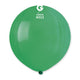 Globos de látex verde estándar de 19″ (25 unidades)