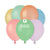 Standard Macaron Assortment 5″ Latex Balloons by Gemar from Instaballoons