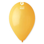 Standard Yellow 12″ Latex Balloons by Gemar from Instaballoons
