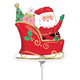 Starry Night Santa (requires heat-sealing) 14″ Balloon