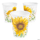 Sunflower Paper Cups (8 count)