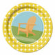 Summer Sunny Chair Plates 7″ (8 count)